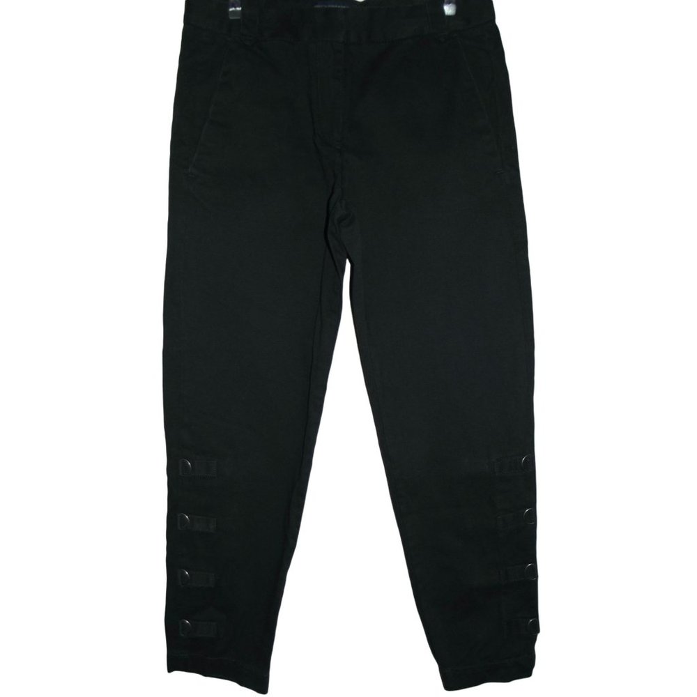 French Connection 4x27" Gray Cotton Twill Ankle Pants slim fit  tapered-skinny